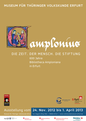 Plakat Amplonius-Ausstellung