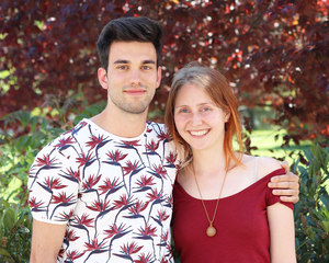 Elias (Regisseur) und Franziska (Schauspielerin bei "Raphael")