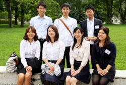 Gruppenbild der Delegation aus Japan