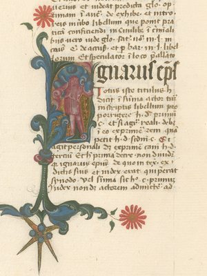 Juristische Handschrift aus der Bibliotheca Amploniana