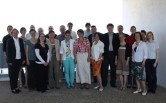 Gruppenfoto bei der Veranstaltung des ThiLLM zur Berufs- und Studienorientierung an Thüringer Schulen