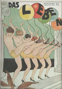 Cover des Magazins "Das Leben" von 1930.