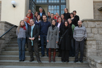 Die Teilnehmer des 10. Ferienkurses zur antiken Religionsgeschichte vor dem Max-Weber-Kolleg der Universität Erfurt