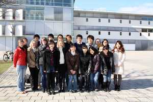 Studierende der Keio-Universität bei ihrem Besuch in Erfurt