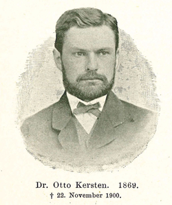 Porträt Otto Kersten, in: Globus 78 (1900), S. 386; © Forschungsbibliothek Gotha der Universität Erfurt