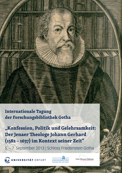 Plakat zur Tagung "Johann Gerhard" 2013