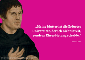 Postkarte mit Zitat von Martin Luther