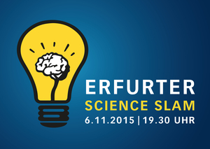 Postkarte zum Erfurter Science Slam