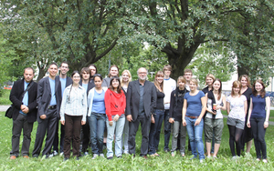 Das Seminar Kommunikationswissenschaft der Universität Erfurt mit Gästen aus Udine.