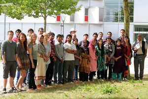 Die Teilnehmer der Summer School "Political Communication" 2013 an der Universität Erfurt.