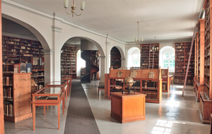 Blick in den Turmsaal der Forschungsbibliothek Gotha