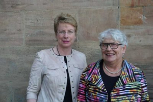 Prof. Dr. Myriam Wijlens und Cordula Hörbe, Präventionsbeauftragte des Bistums Erfurt