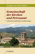 Cover des Buches "Gemeinschaft der Kirchen und Petrusamt" von der Gruppe Farfa Sabina