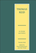 Cover: Thomas Reid on Society and Politics