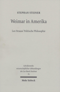 Cover: Weimar in Amerika