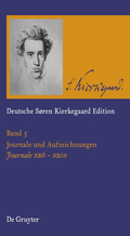 Cover: Markus Kleinert und Gerhard Schreiber.
Søren Kierkegaard. Journale und Aufzeichnungen. Journale NB6 – NB10