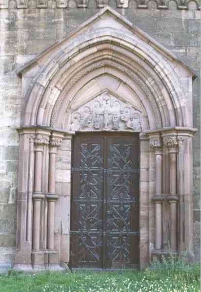 Liebfrauenkirche, Portal am nrdl. Seitenschiff