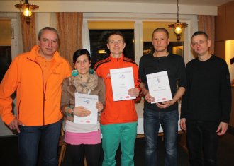 Siegerehrung Erfurter Laufcup 2012