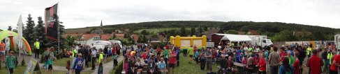 USV-Laufteam beim Rennsteiglauf