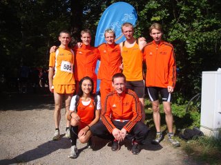 USV-Laufteam beim Steigerlauf