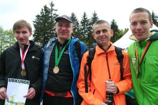 USV-Laufteam beim Rennsteiglauf