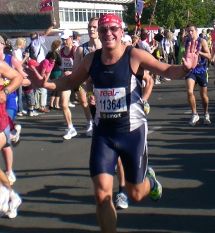 Jens Panse beim Berlin-Marathon